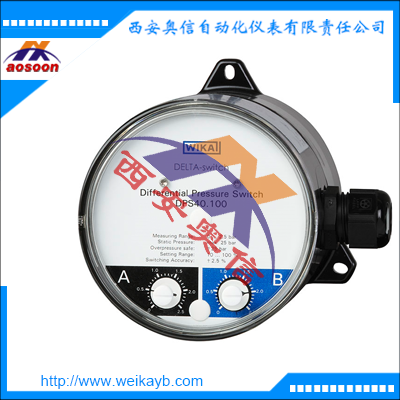 DPS40 德国wika 设定值现场可调差压开关