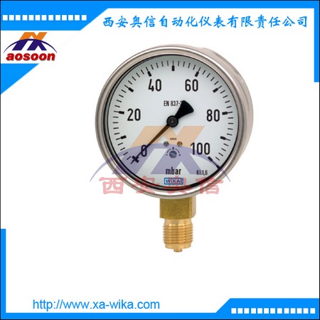 德国wika 612.20.100带调零装置膜盒压力表
